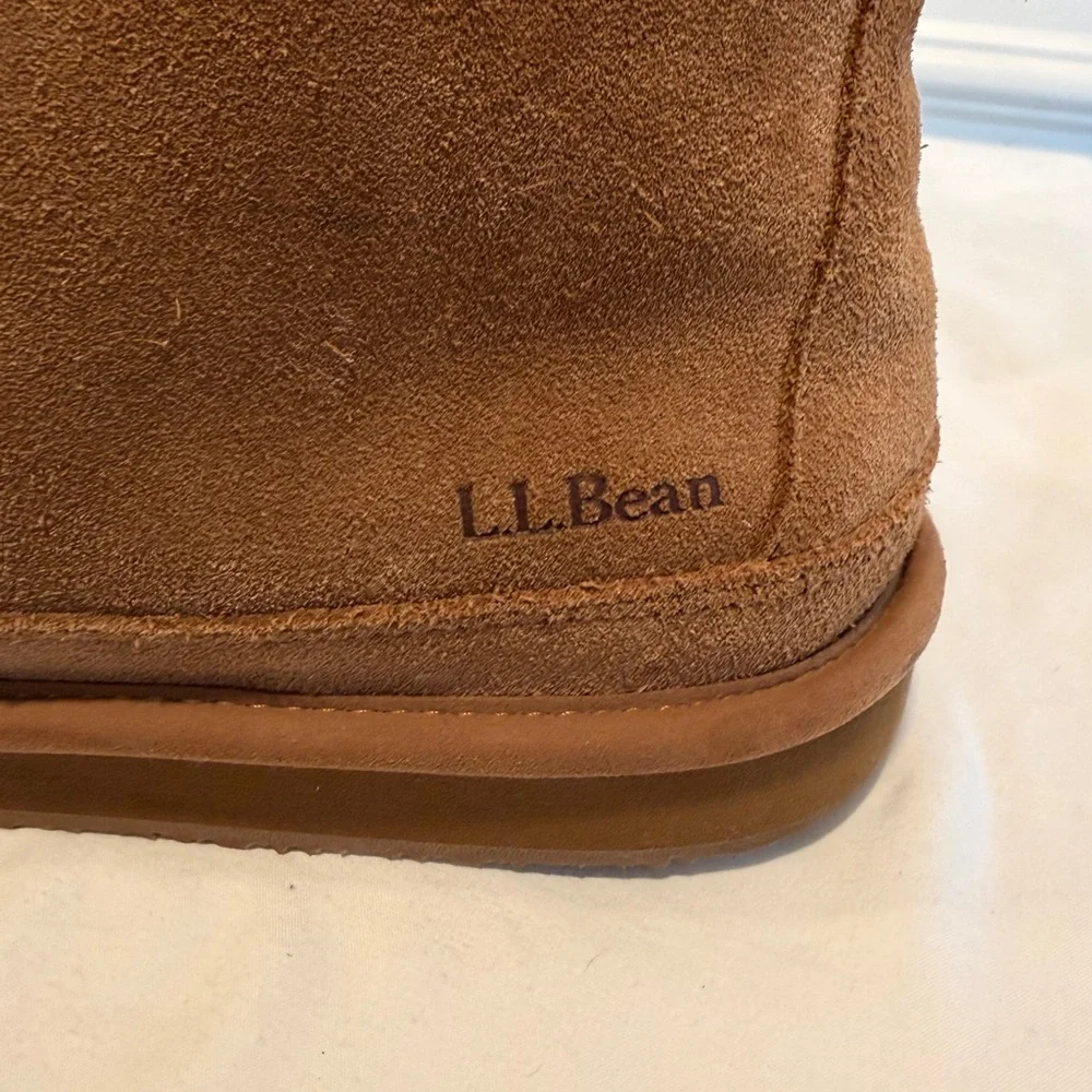 L.L.Bean Wicked Good Boots Three-Eye Shearling Size 12 Medium‎
